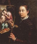 Sofonisba Anguissola Self Portrait oil painting reproduction